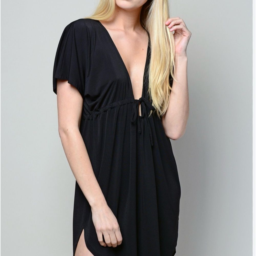 Josa Tulum Black Swim Cover Size Small ~ Retail $138